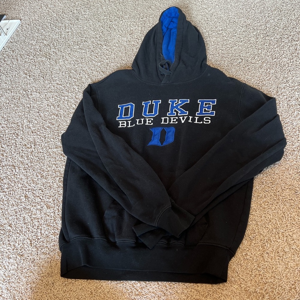 Black Duke Sweatshirt. From Duke University. Size Medium